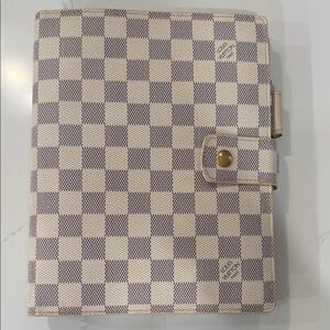 Louis Vuitton Damien azur A5 agenda